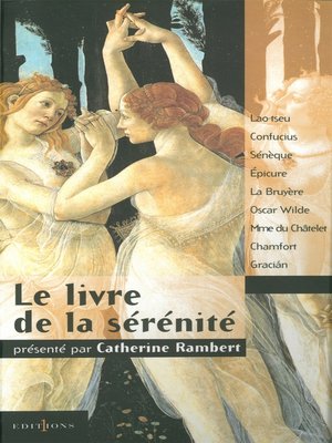 cover image of Le Livre de la sérénité
